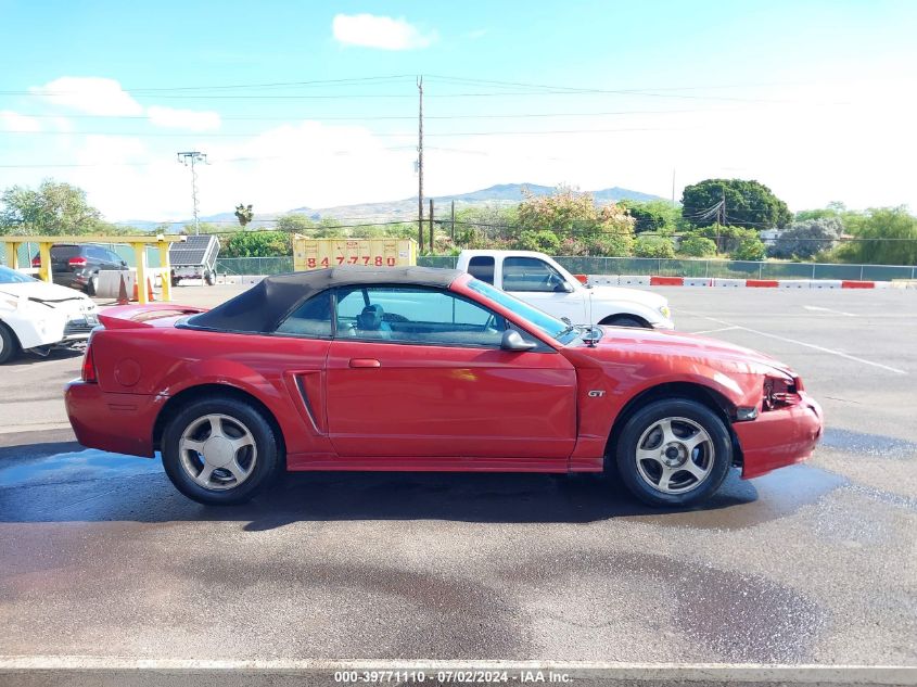 2000 Ford Mustang Gt VIN: 1FAFP45X6YF167559 Lot: 39771110