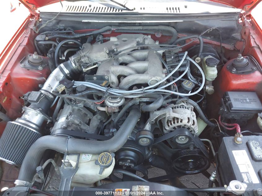 2001 Ford Mustang VIN: 1FAFP40471F104909 Lot: 39771122