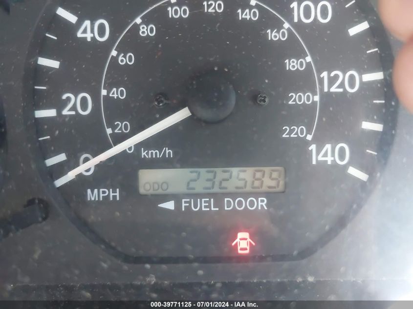 2000 Toyota Camry Le VIN: 4T1BG22K0YU991604 Lot: 39771125