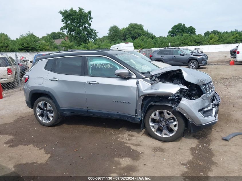 2021 Jeep Compass Limited 4X4 VIN: 3C4NJDCB2MT506493 Lot: 39771130