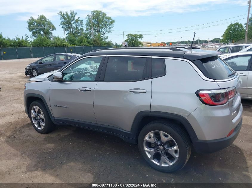 2021 Jeep Compass Limited 4X4 VIN: 3C4NJDCB2MT506493 Lot: 39771130