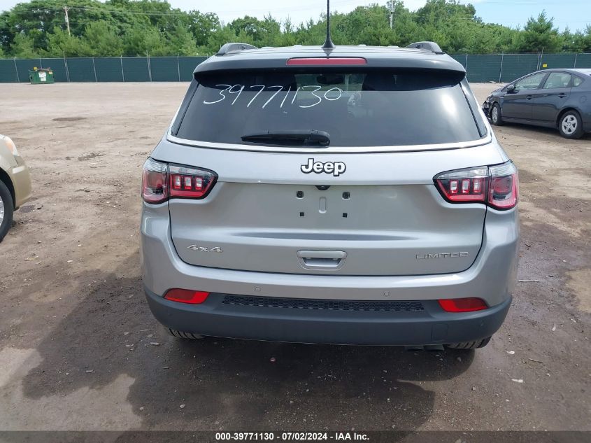 2021 Jeep Compass Limited 4X4 VIN: 3C4NJDCB2MT506493 Lot: 39771130