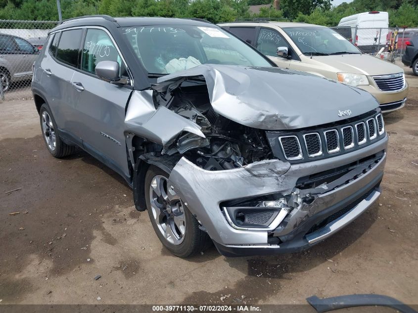 2021 Jeep Compass Limited 4X4 VIN: 3C4NJDCB2MT506493 Lot: 39771130