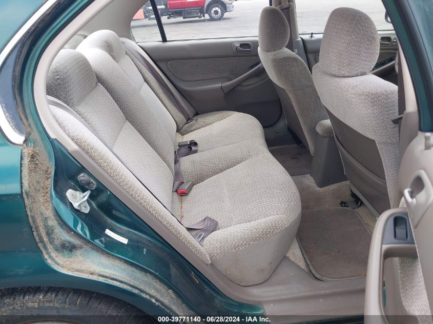 1999 Honda Civic Lx VIN: 2HGEJ667XXH577832 Lot: 39771140