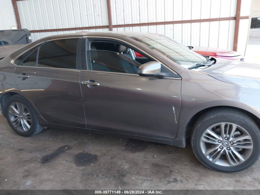 2016 Toyota Camry Se VIN: 4T1BF1FKXGU610329 Lot: 39771149