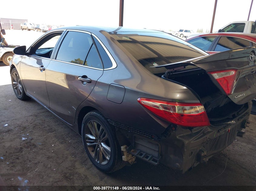 2016 Toyota Camry Se VIN: 4T1BF1FKXGU610329 Lot: 39771149