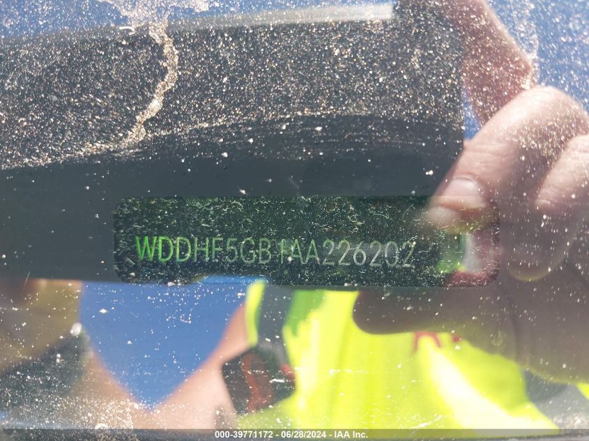 2010 Mercedes-Benz E 350 VIN: WDDHF5GB1AA226202 Lot: 39771172