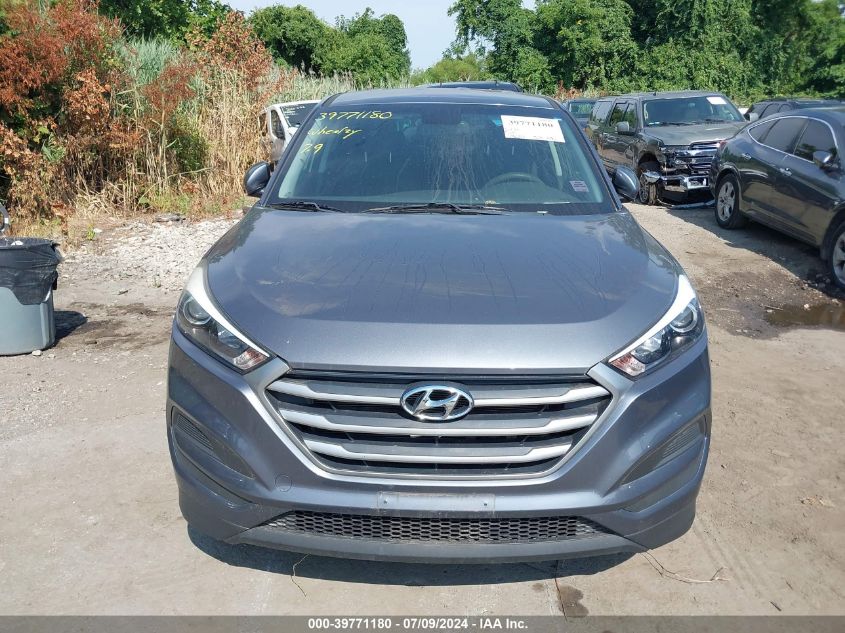 2018 Hyundai Tucson Se VIN: KM8J2CA41JU647398 Lot: 39771180