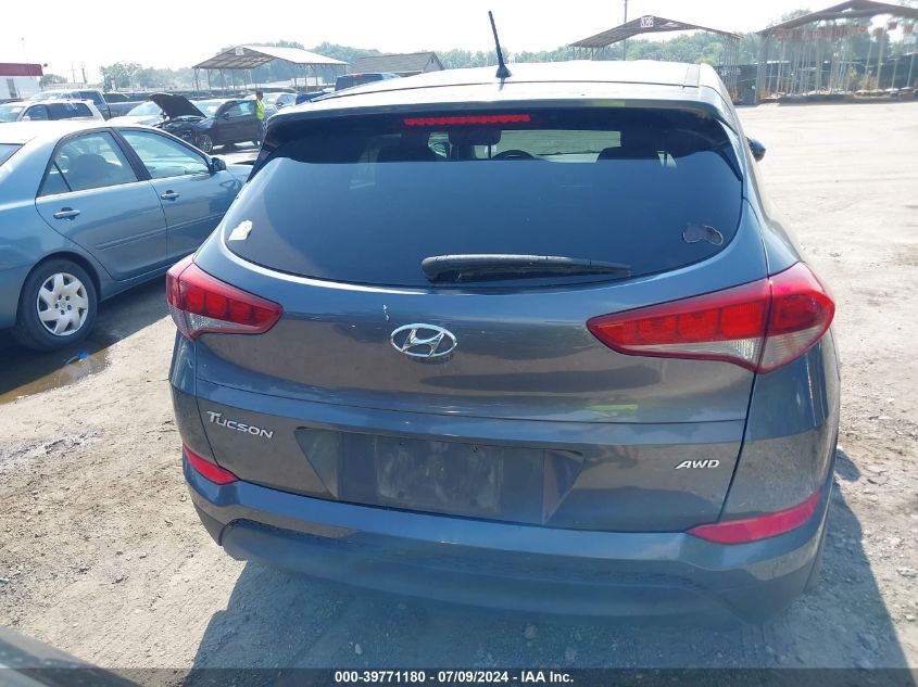 2018 Hyundai Tucson Se VIN: KM8J2CA41JU647398 Lot: 39771180