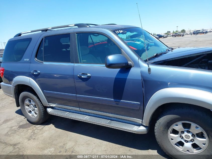 2002 Toyota Sequoia Sr5 V8 VIN: 5TDBT44A82S099161 Lot: 39771211