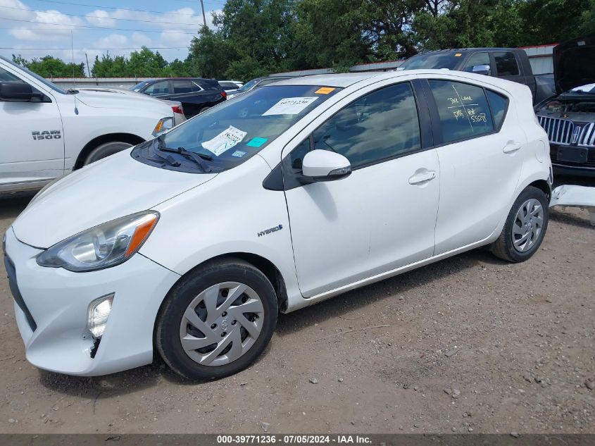 2015 Toyota Prius C One VIN: JTDKDTB3XF1583976 Lot: 39771236