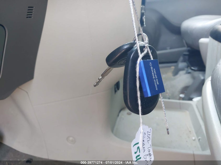 2012 Toyota Sienna Le V6 8 Passenger VIN: 5TDKK3DC7CS221511 Lot: 39771274