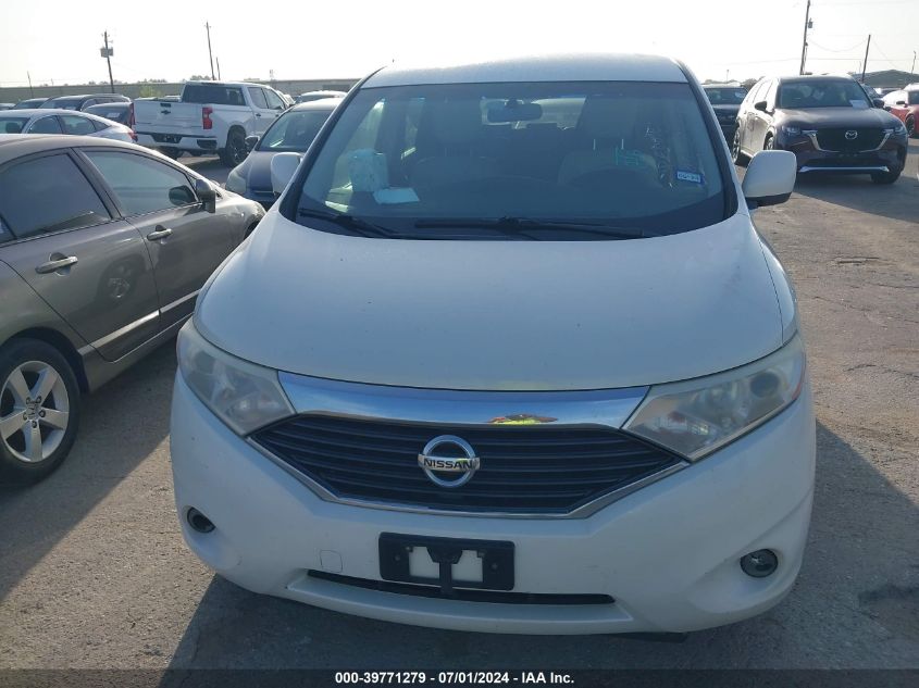 2011 Nissan Quest Sv VIN: JN8AE2KP6B9002589 Lot: 39771279