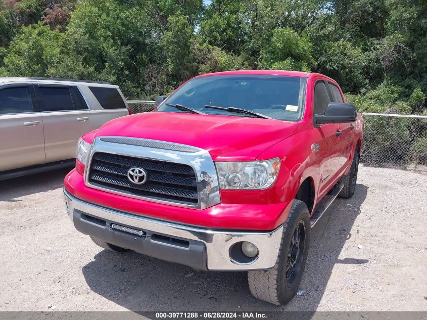 2008 Toyota Tundra Sr5 5.7L V8 VIN: 5TFDV54158X072611 Lot: 39771288