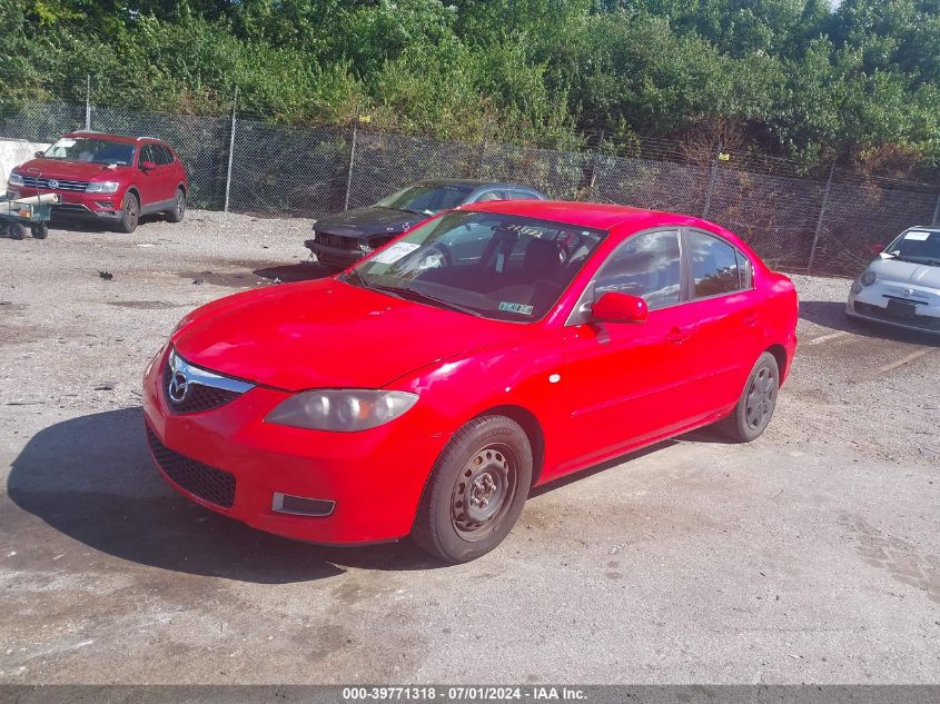 JM1BK12F681793322 | 2008 MAZDA MAZDA3