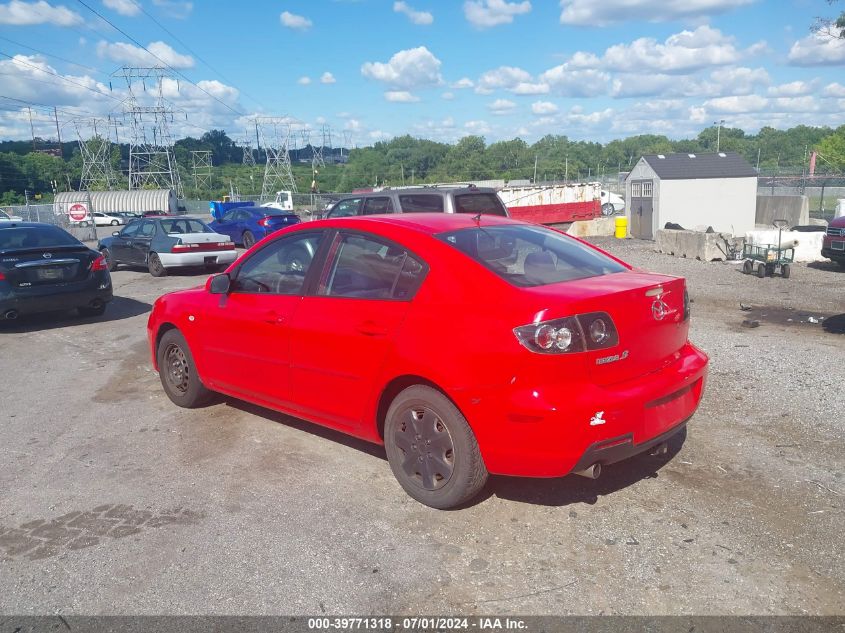 JM1BK12F681793322 | 2008 MAZDA MAZDA3