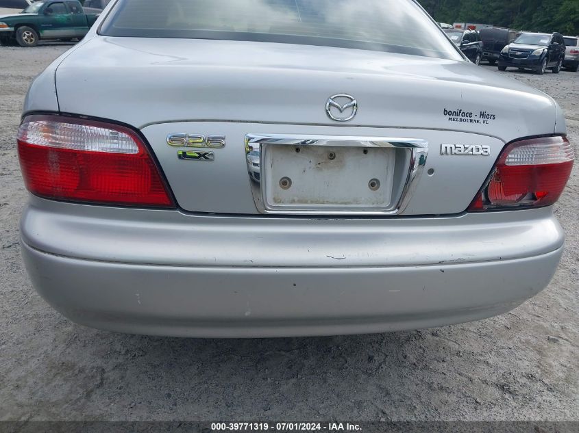 2000 Mazda 626 Es/Lx VIN: 1YVGF22C8Y5174892 Lot: 39771319