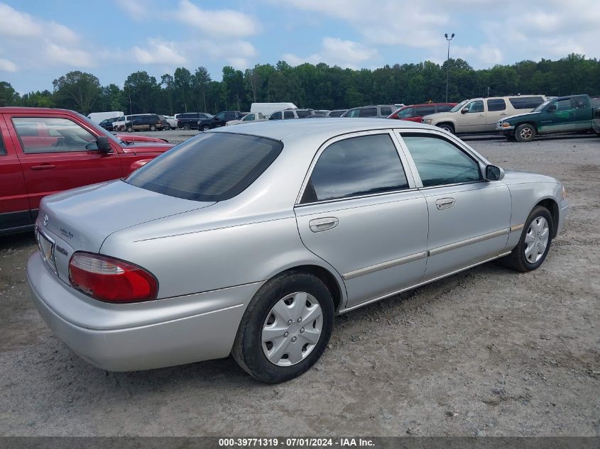 2000 Mazda 626 Es/Lx VIN: 1YVGF22C8Y5174892 Lot: 39771319