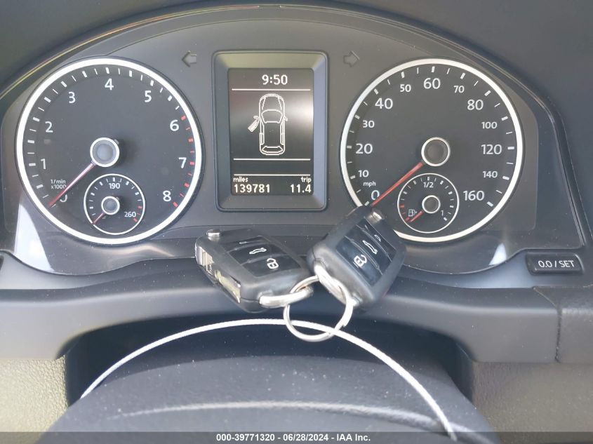 2012 Volkswagen Tiguan Sel VIN: WVGBV7AX7CW000606 Lot: 39771320