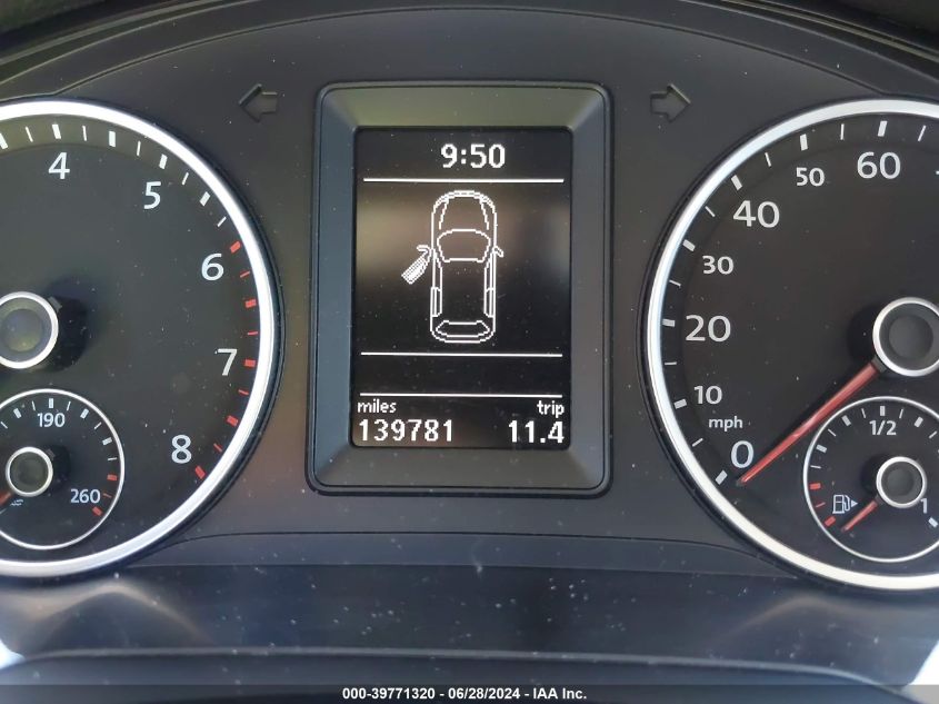 2012 Volkswagen Tiguan Sel VIN: WVGBV7AX7CW000606 Lot: 39771320