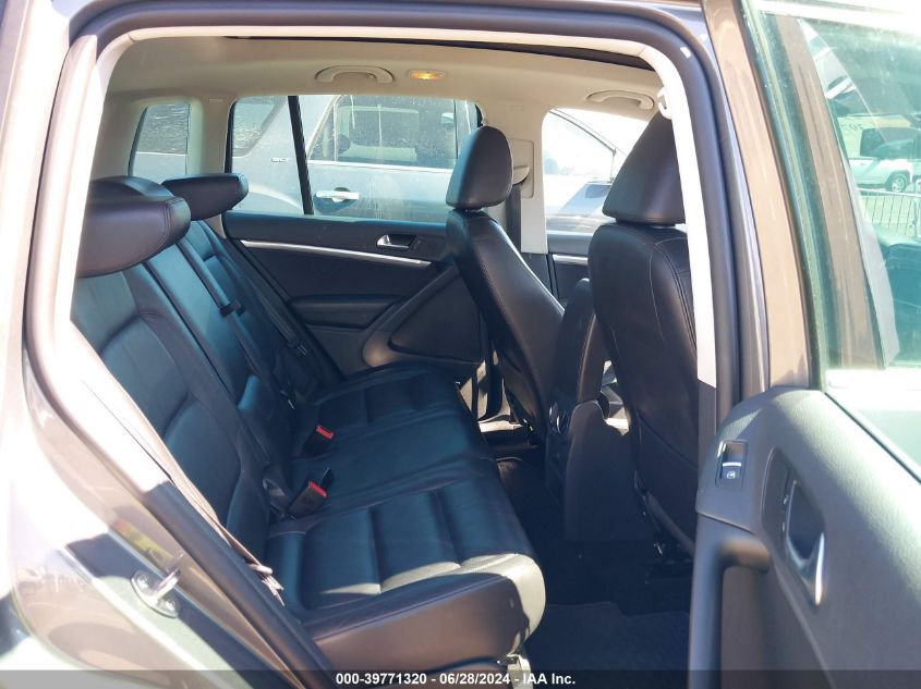 2012 Volkswagen Tiguan Sel VIN: WVGBV7AX7CW000606 Lot: 39771320