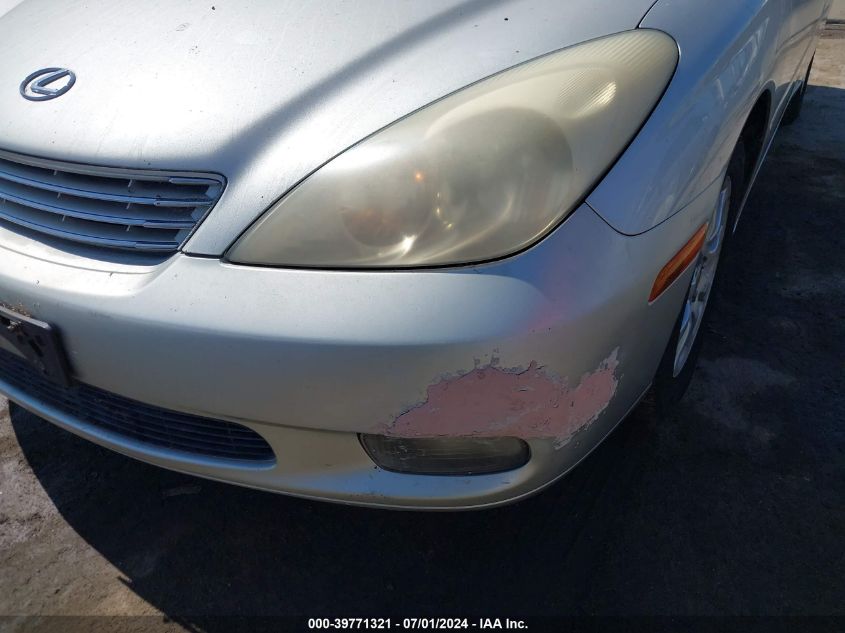 2003 Lexus Es 300 VIN: JTHBF30G436021102 Lot: 39771321