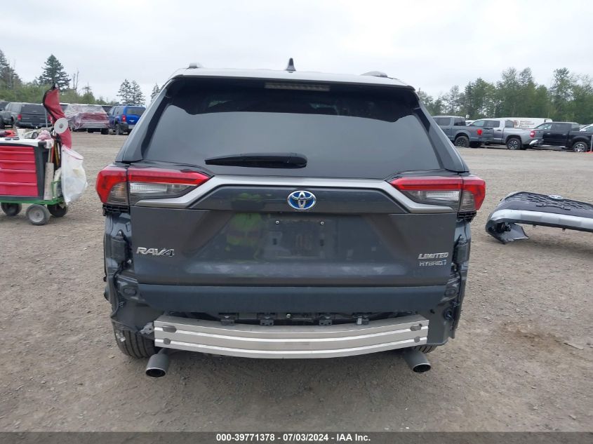 2021 Toyota Rav4 Hybrid Limited VIN: 2T3D6RFV1MW023215 Lot: 39771378