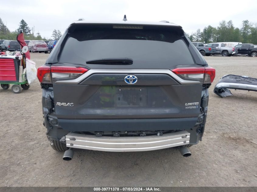 2021 Toyota Rav4 Hybrid Limited VIN: 2T3D6RFV1MW023215 Lot: 39771378