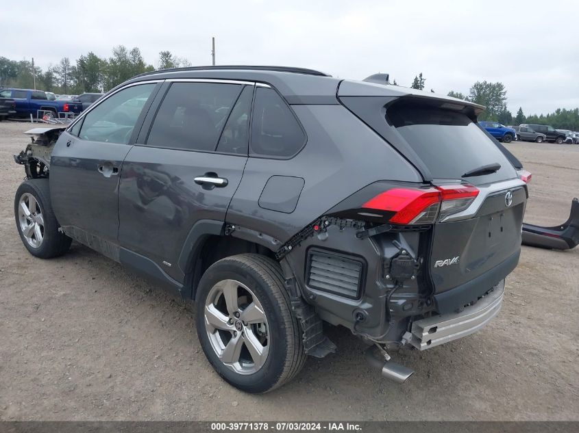 2021 Toyota Rav4 Hybrid Limited VIN: 2T3D6RFV1MW023215 Lot: 39771378