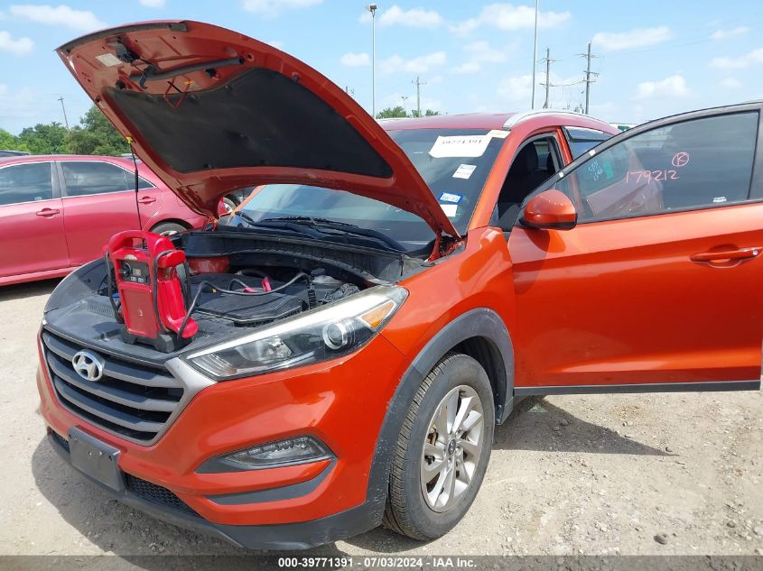 2016 Hyundai Tucson Se VIN: KM8J33A41GU179212 Lot: 39771391