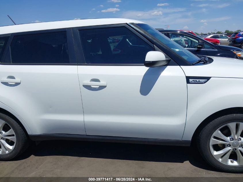 2016 Kia Soul + VIN: KNDJP3A59G7249393 Lot: 39771417