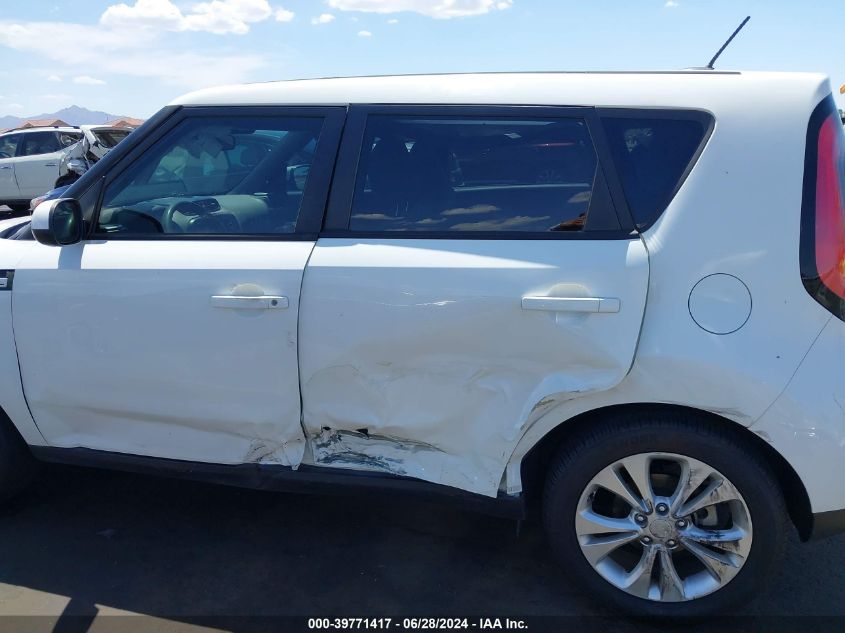 2016 Kia Soul + VIN: KNDJP3A59G7249393 Lot: 39771417