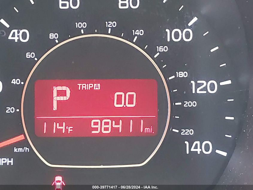 2016 Kia Soul + VIN: KNDJP3A59G7249393 Lot: 39771417