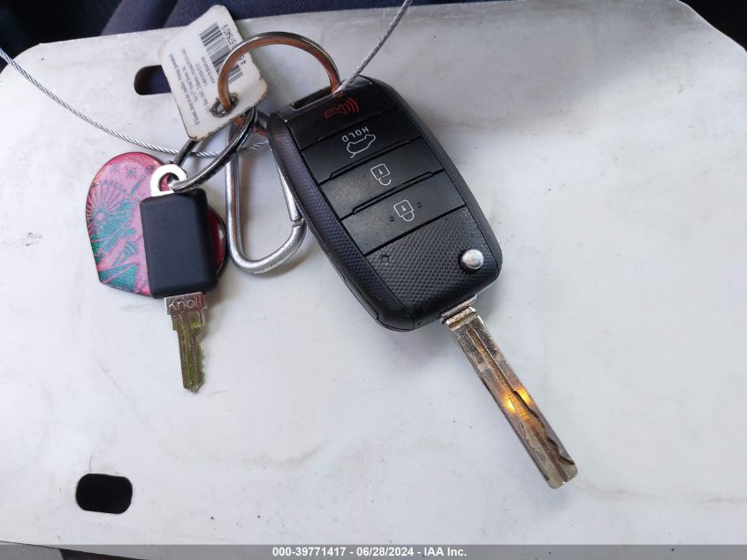 2016 Kia Soul + VIN: KNDJP3A59G7249393 Lot: 39771417