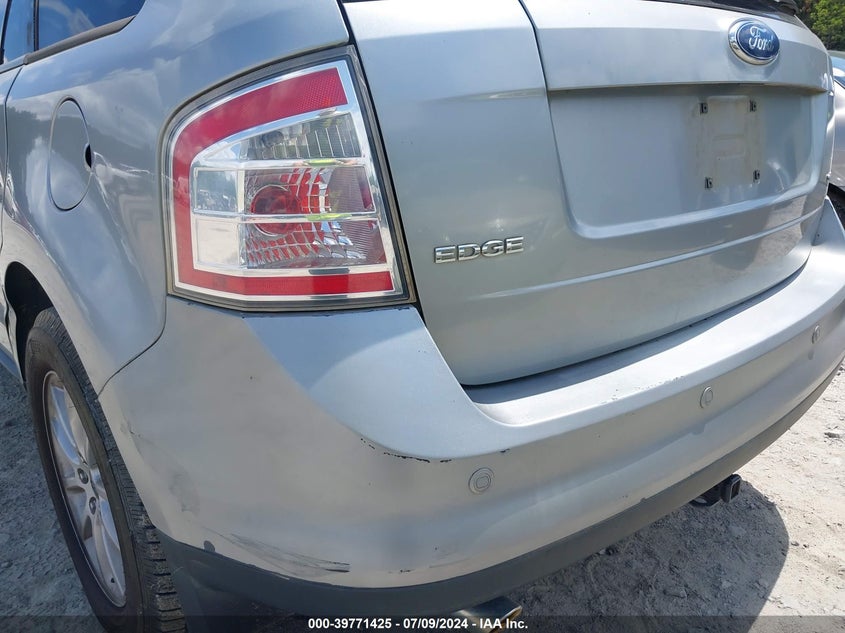 2007 Ford Edge Sel VIN: 2FMDK38C37BB43346 Lot: 39771425