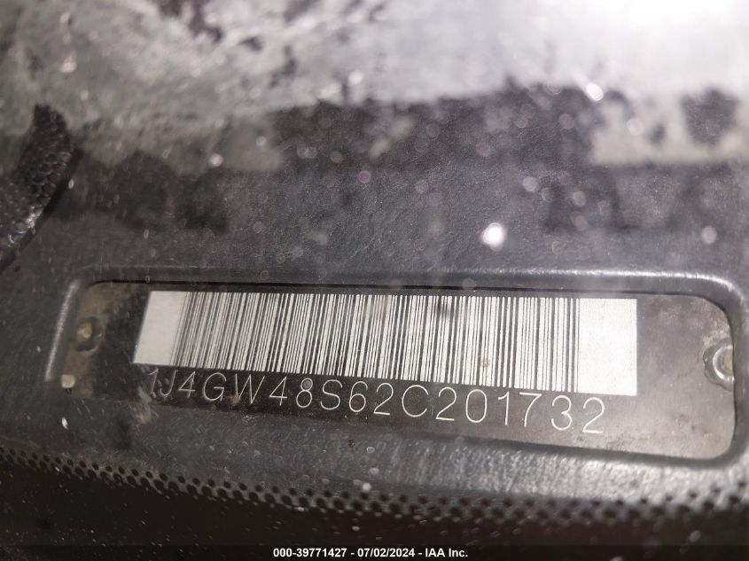 2002 Jeep Grand Cherokee Laredo VIN: 1J4GW48S62C201732 Lot: 39771427