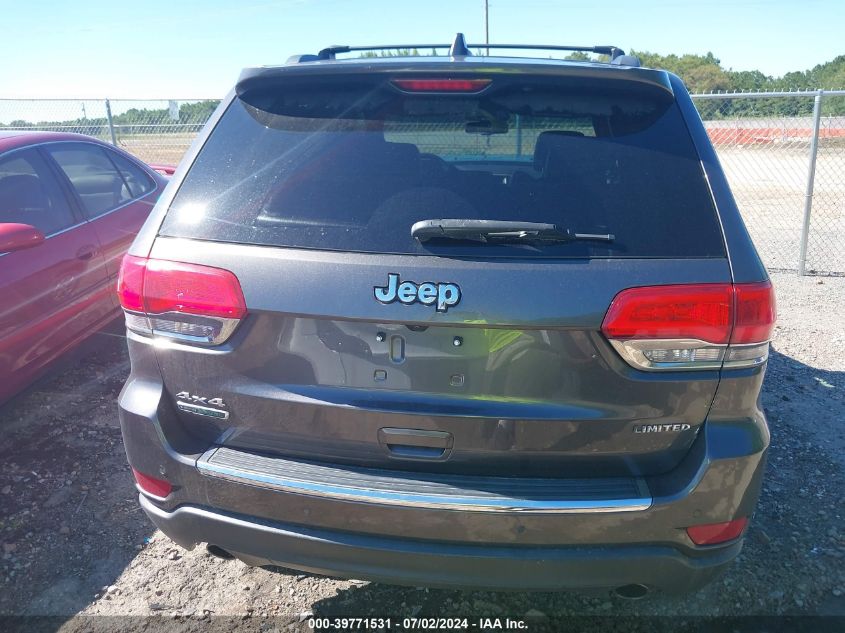 2016 Jeep Grand Cherokee Limited VIN: 1C4RJFBM7GC319492 Lot: 39771531