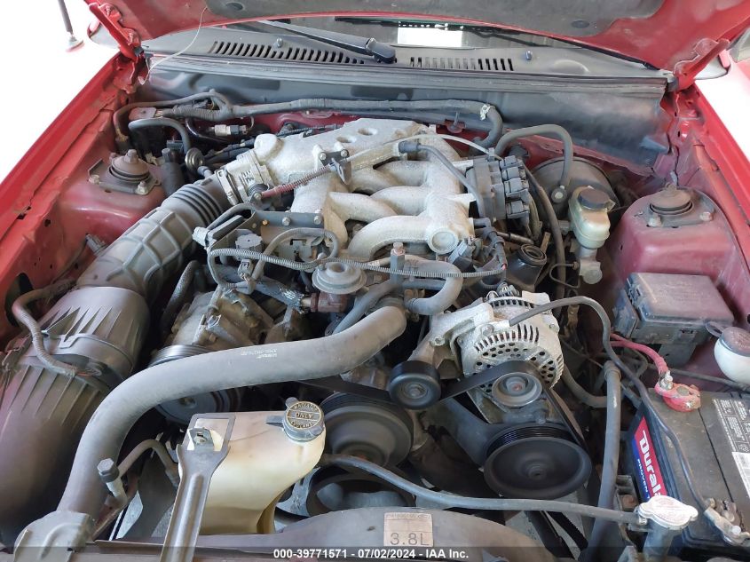 2000 Ford Mustang VIN: 1FAFP4045YF253751 Lot: 39771571