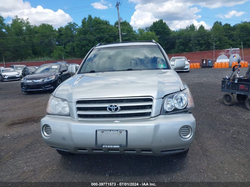 2003 Toyota Highlander V6 VIN: JTEHF21A330148051 Lot: 39771573