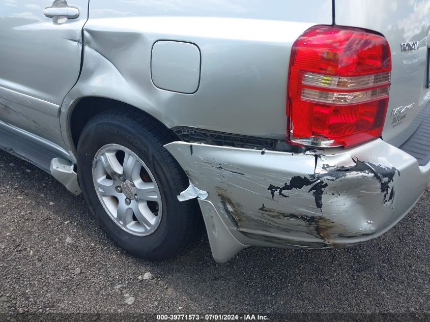 2003 Toyota Highlander V6 VIN: JTEHF21A330148051 Lot: 39771573