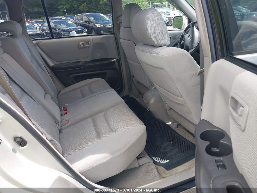 2003 Toyota Highlander V6 VIN: JTEHF21A330148051 Lot: 39771573