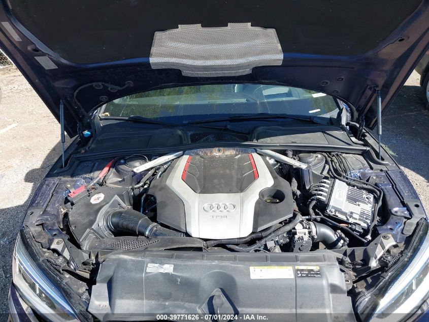 2018 Audi S5 3.0T Premium Plus VIN: WAUR4AF54JA058304 Lot: 39771626