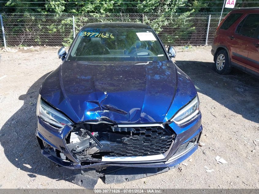 2018 Audi S5 3.0T Premium Plus VIN: WAUR4AF54JA058304 Lot: 39771626