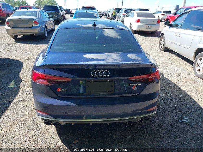 2018 Audi S5 3.0T Premium Plus VIN: WAUR4AF54JA058304 Lot: 39771626