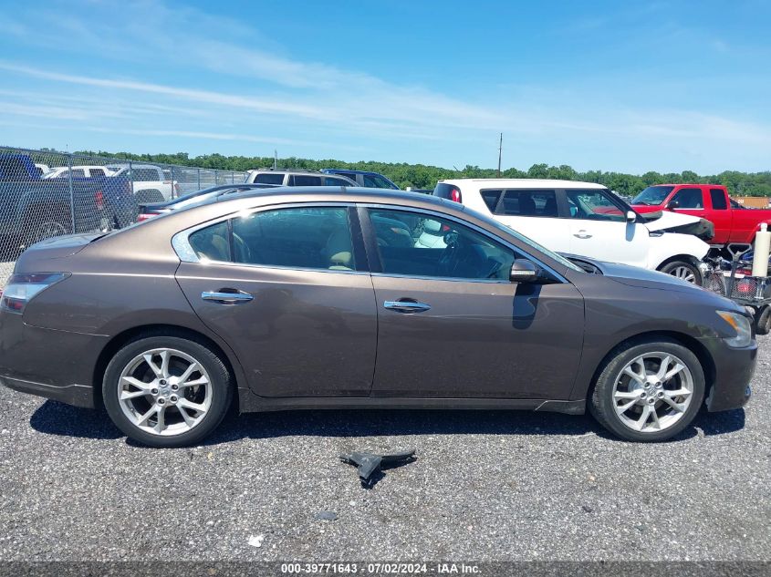 2012 Nissan Maxima S/Sv VIN: 1N4AA5AP3CC837604 Lot: 39771643