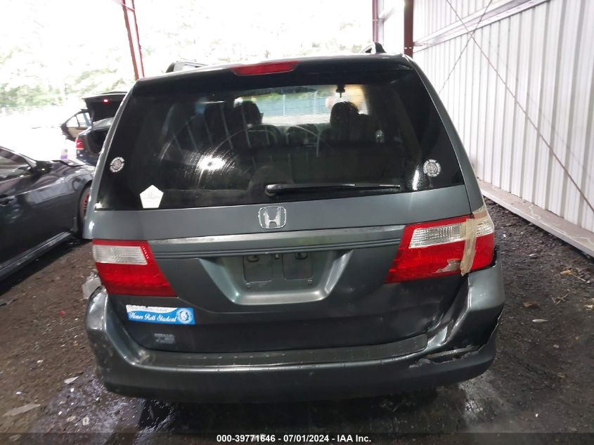 2005 Honda Odyssey Ex VIN: 5FNRL38475B030242 Lot: 39771646