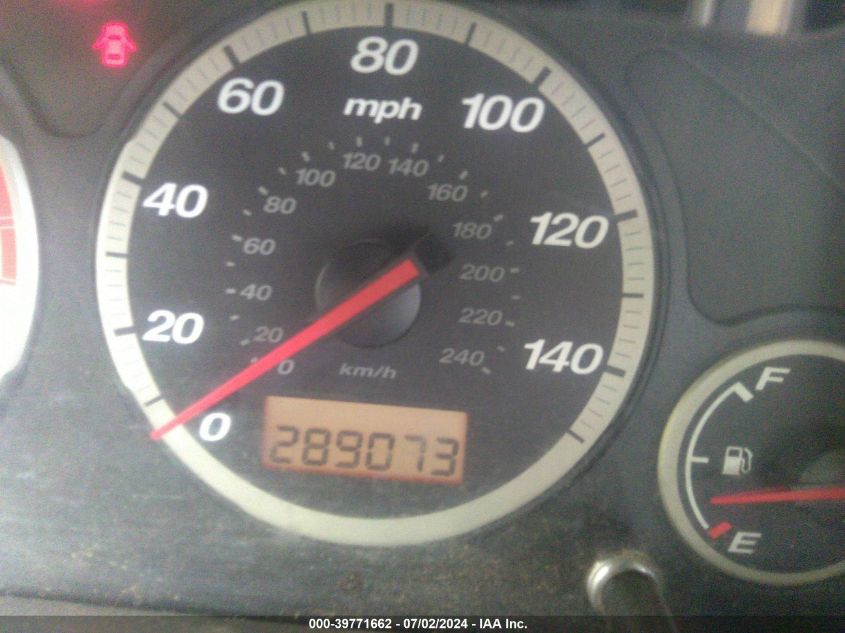 2004 Honda Cr-V Lx VIN: SHSRD68444U204046 Lot: 39771662