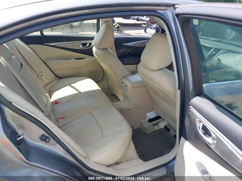 2014 Infiniti Q50 Premium VIN: JN1BV7AR7EM697380 Lot: 39771665