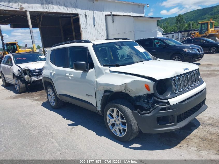 2018 Jeep Renegade Sport 4X4 VIN: ZACCJBAB1JPJ20338 Lot: 39771678