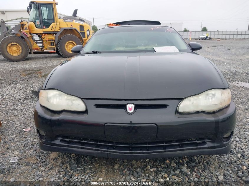 2004 Chevrolet Monte Carlo Supercharged Ss VIN: 2G1WZ151949211936 Lot: 39771703